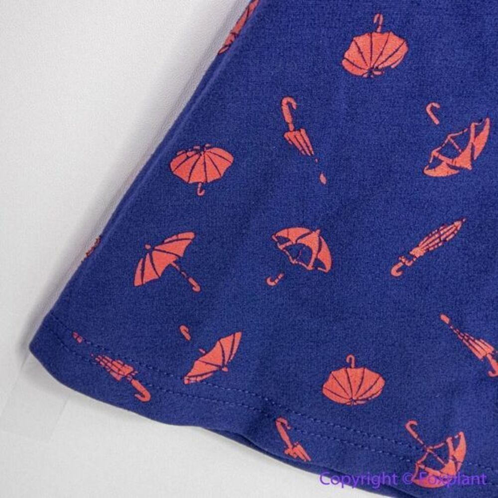 Unique Vintage‎ Gwynnie Bee Umbrella Print Navy Dress, plus size 0X - Picture 7 of 16